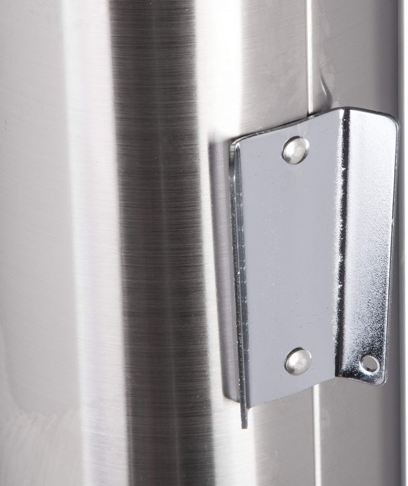 San Jamar Small Pull-Type Cup Dispenser Fits 3-4.5 Oz Cone Cups, 3-5 Oz Flat Cups with Flip Caps for Restaurants, Dining Halls, and Fast Food, Stainless Steel, 16 Inches, Silver - Image 3